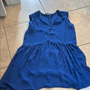 Sandro Women’s Blue Sleeveless Dress Size 2